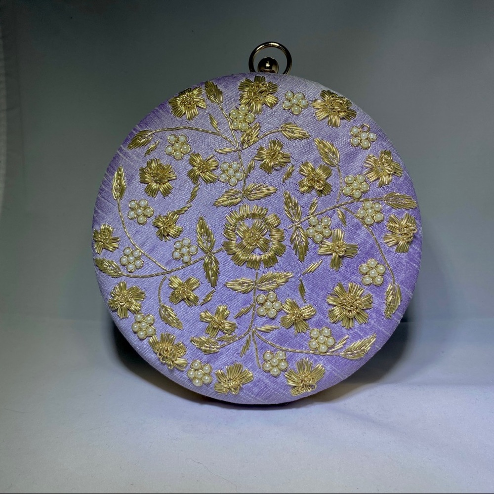 Lilac Bridal/Wedding Clutch